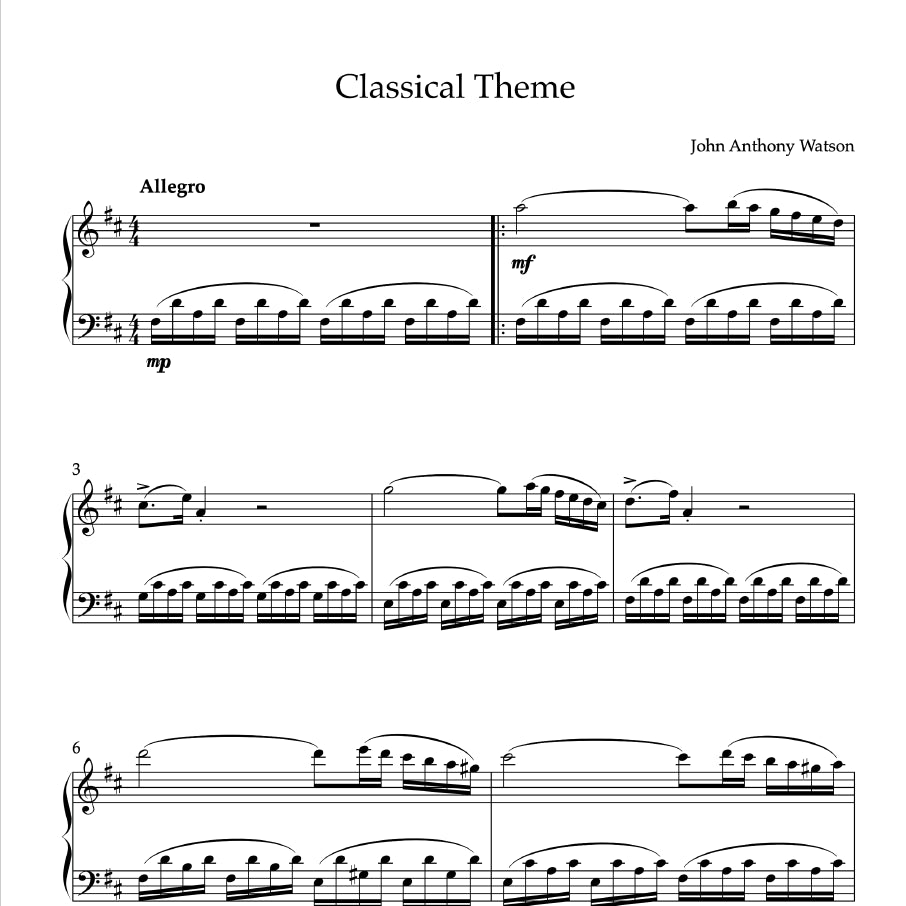 Classical Theme