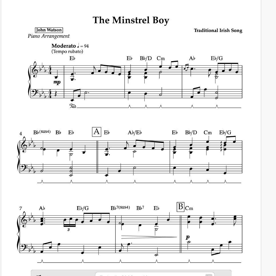 The Minstrel Boy