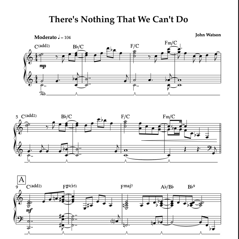 There's Nothing That We Can't Do
